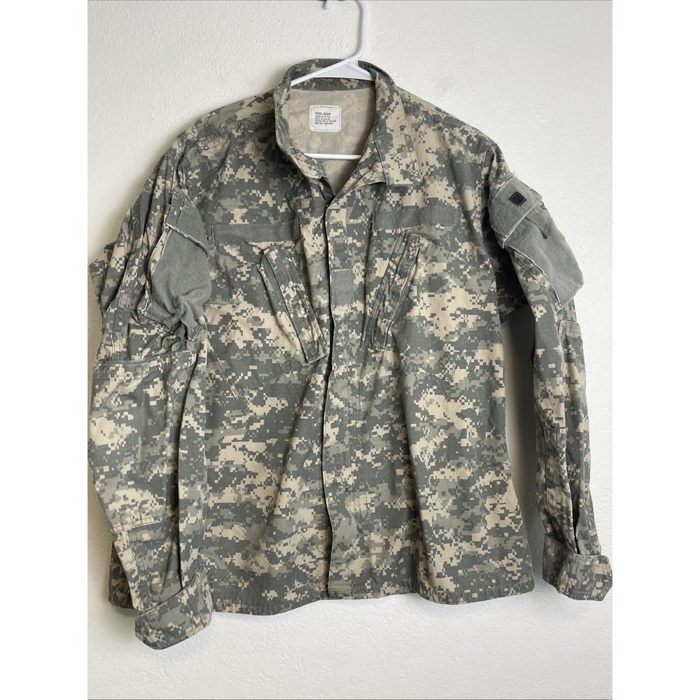 US Army ACU UCP Combat Blouse Jacket Digital Camo Medium/Regular Military Camp
